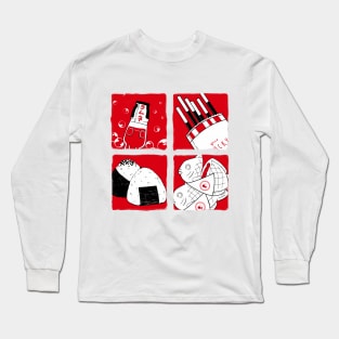 Japanese Snacks Long Sleeve T-Shirt